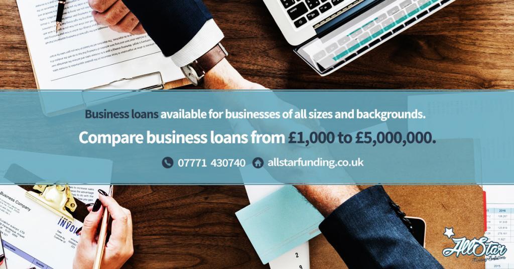 Business Loan £1k to £5mil Free Quotes All Star Funding